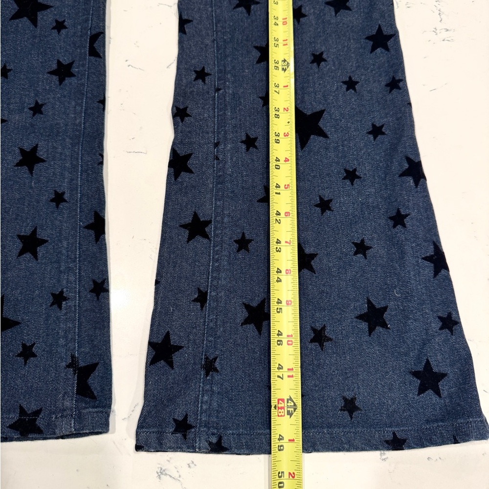 Phenom Los Angeles Men’s Rocker Blue Boot Cut Felt Stars Belt Jeans Waist 38 NWT - Picture 15 of 15